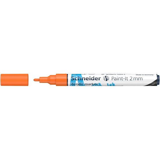 Marker cu vopsea acrilica Portocaliu Paint- It 310 2mm Schneider