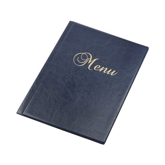 Mapă meniu A4 Bleumarin