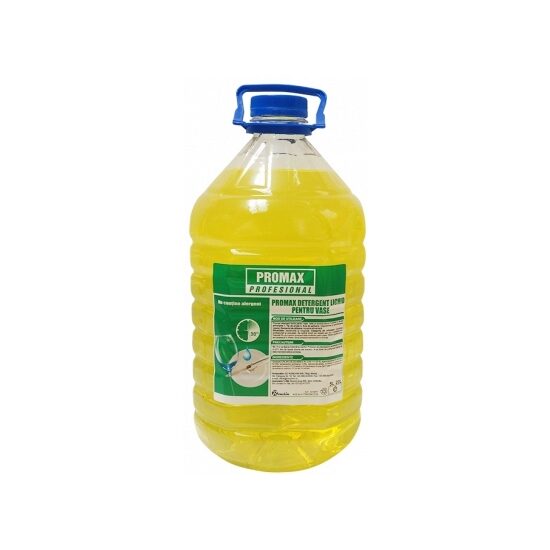 Detergent lichid pentru vase 5L galben Promax
