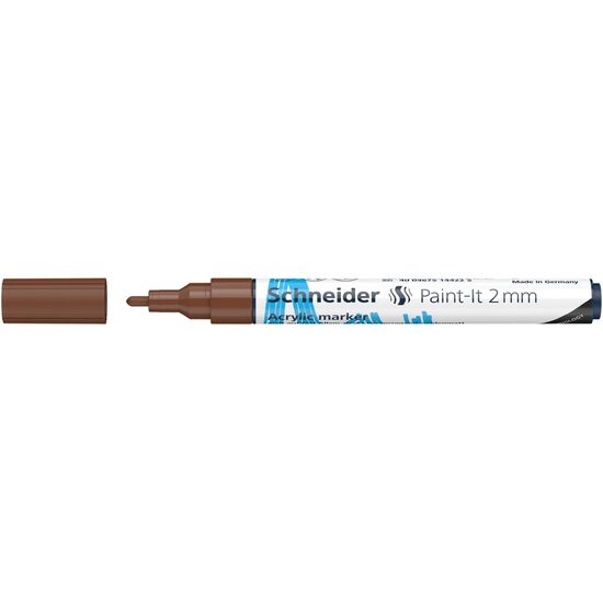 Marker cu vopsea acrilica Maro Paint- It 310 2mm Schneider