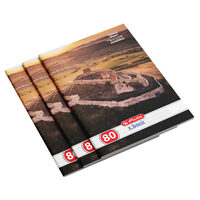 Caiet A5 80 file, colturi rotunjite, motiv diferit