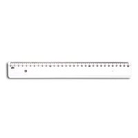 Linar 30 cm RIO transparent