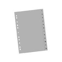 Index din plastic 1-12