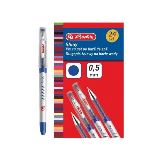 Pix Cu Gel Shiny Mina 0,5mm Albastra