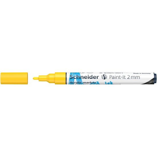 Marker cu vopsea acrilica Galben Paint- It 310 2mm Schneider