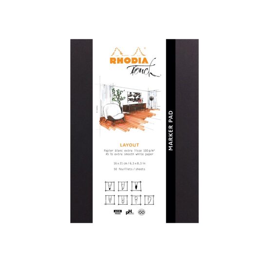 Marker Pad Touch Layout Rhodia A5+
