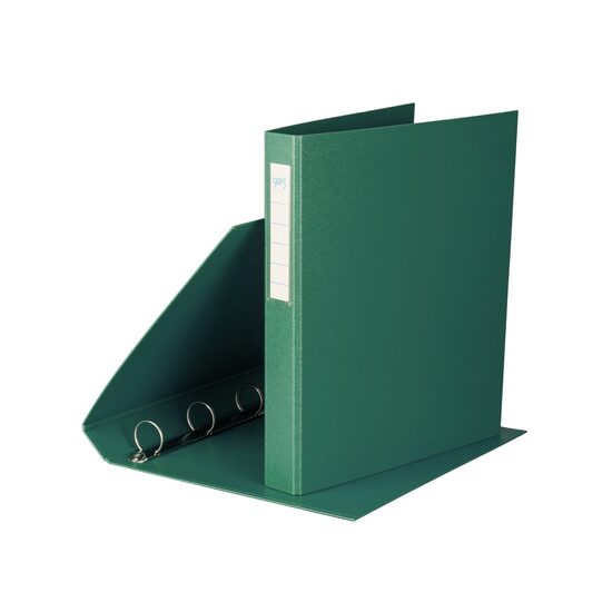 Caiet mecanic A4 plastifiat cu 4 inele Verde