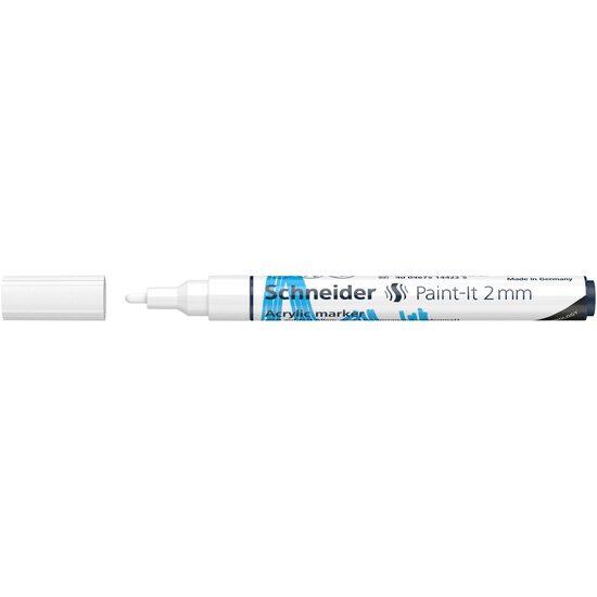 Marker cu vopsea acrilica Alb Paint- It 310 2mm Schneider