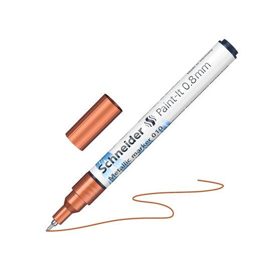 Marker Metalic Paint- It 011 0.8mm Schneider Copper Metallic