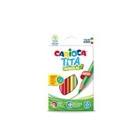 Creioane color Jumbo Tita Maxi 12/set CARIOCA