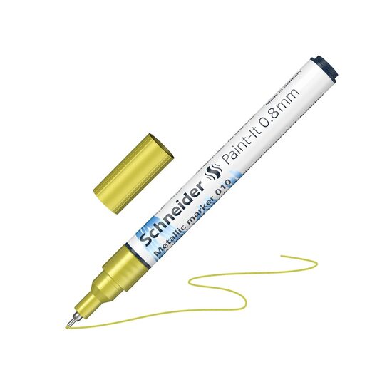 Marker Metalic Paint- It 011 0.8mm Schneider Yellow Metallic