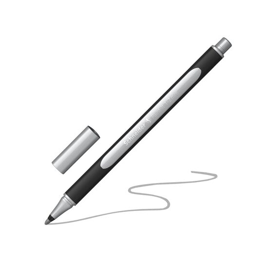 Liner Metalic Paint- It 020 1-2mm Schneider Silver Metallic