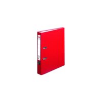 Biblioraft A4 5cm PP Interior-Exterior Rosu Herlitz
