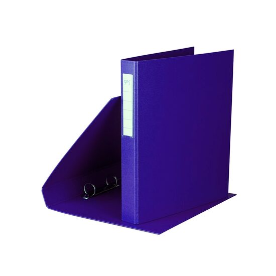 Caiet mecanic A4 plastifiat cu 2 inele Bleumarin