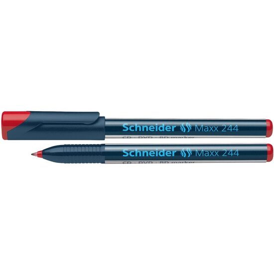 CD/DVD marker Schneider Maxx 244 Rosu