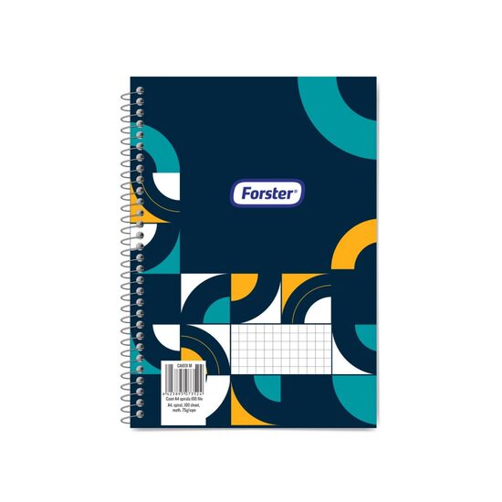 Caiet cu spirală Forster A4 100 file Matematica